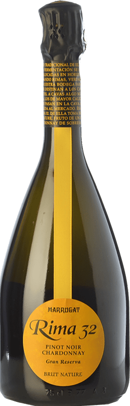 29,95 € Envío gratis | Espumoso blanco Marrugat Rima 32 Gran Reserva D.O. Cava Cataluña España Pinot Negro, Chardonnay Botella 75 cl