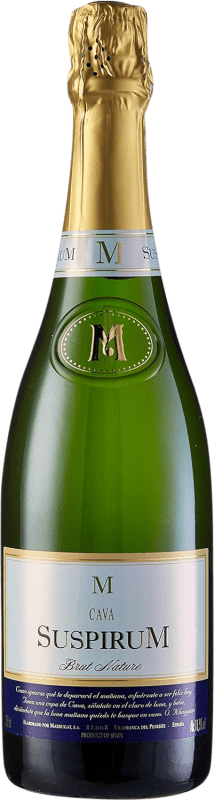 19,95 € 送料無料 | 白スパークリングワイン Marrugat Suspirum ブルットの自然 D.O. Cava カタロニア スペイン Macabeo, Xarel·lo, Chardonnay, Parellada ボトル 75 cl