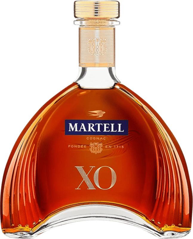 224,95 € Envío gratis | Coñac Martell X.O. Extra Old A.O.C. Cognac Francia Botella 70 cl