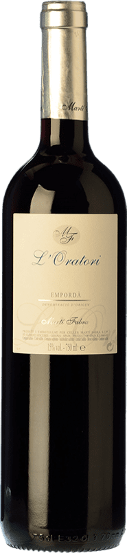 9,95 € 送料無料 | 赤ワイン Martí Fabra L'Oratori 若い D.O. Empordà カタロニア スペイン Garnacha — グルナッシュ, Cabernet Sauvignon — カベルネ・ソーヴィニヨン, Cariñena — カリニャン 75 cl