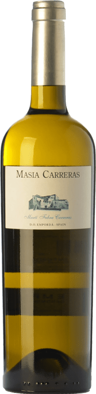 13,95 € Free Shipping | White wine Martí Fabra Masia Carreras Blanc Crianza D.O. Empordà Catalonia Spain Grenache White, Grenache Grey, Picapoll, Carignan White, Carignan Red Bottle 75 cl