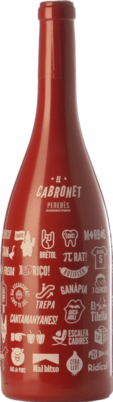 8,95 € Бесплатная доставка | Красное вино Martí Serdà El Cabronet молодое D.O. Penedès Каталония Испания Cabernet Sauvignon — Каберне Совиньон Бутылка 75 cl