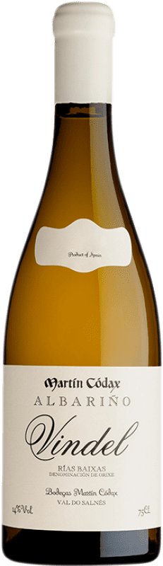66,95 € Бесплатная доставка | Белое вино Martín Códax Vindel Crianza — Крианса D.O. Rías Baixas Галисия Испания Albariño — Альбариньо Бутылка 75 cl