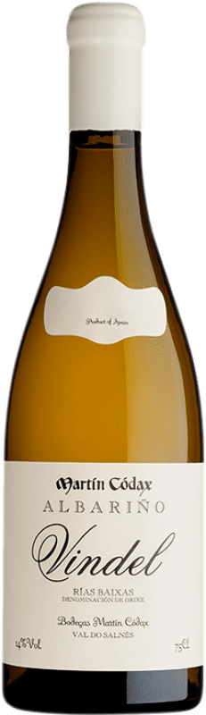 42,95 € Envoi gratuit | Vin blanc Martín Códax Vindel Crianza D.O. Rías Baixas Galice Espagne Albariño Bouteille 75 cl