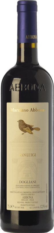 12,95 € Envio grátis | Vinho tinto Abbona San Luigi D.O.C.G. Dolcetto di Dogliani Superiore Piemonte Itália Dolcetto Garrafa 75 cl