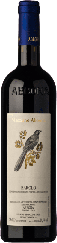 37,95 € Envio grátis | Vinho Tinto Abbona D.O.C.G. Barolo Piemonte Itália Nebbiolo 75 cl