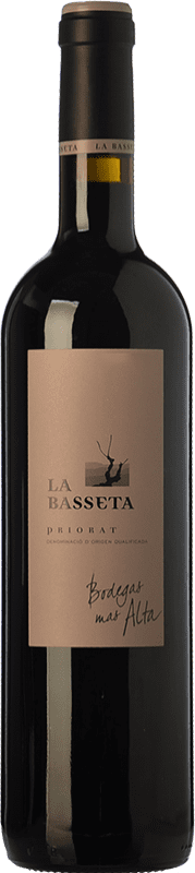 65,95 € Free Shipping | Red wine Mas Alta La Basseta Aged D.O.Ca. Priorat Catalonia Spain Merlot, Syrah, Grenache, Carignan Bottle 75 cl