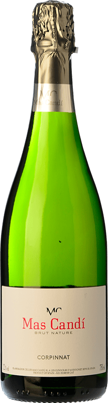 16,95 € 免费送货 | 白起泡酒 Mas Candí Brut Nature 预订 D.O. Cava 加泰罗尼亚 西班牙 Macabeo, Xarel·lo, Parellada 瓶子 75 cl