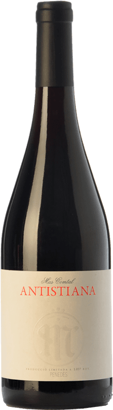 15,95 € Envoi gratuit | Vin rouge Mas Comtal Antistiana Crianza D.O. Penedès Catalogne Espagne Merlot Biologique Bouteille 75 cl