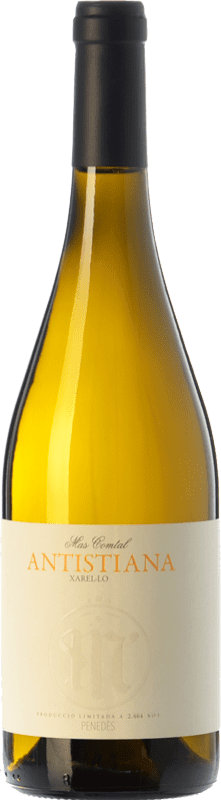 12,95 € Бесплатная доставка | Белое вино Mas Comtal Antistiana D.O. Penedès Каталония Испания Xarel·lo бутылка 75 cl
