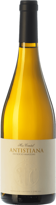 14,95 € Бесплатная доставка | Белое вино Mas Comtal Antistiana Incrocio Manzoni D.O. Penedès Каталония Испания Incroccio Manzoni бутылка 75 cl