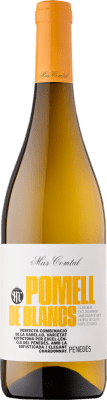12,95 € Kostenloser Versand | Weißwein Mas Comtal Pomell de Blancs D.O. Penedès Katalonien Spanien Xarel·lo, Chardonnay Ökologisch Flasche 75 cl