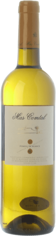 12,95 € Envío gratis | Vino blanco Mas Comtal Pomell de Blancs D.O. Penedès Cataluña España Xarel·lo, Chardonnay Botella 75 cl