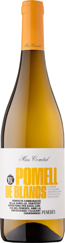 12,95 € Envio grátis | Vinho branco Mas Comtal Pomell de Blancs D.O. Penedès Catalunha Espanha Xarel·lo, Chardonnay Garrafa 75 cl