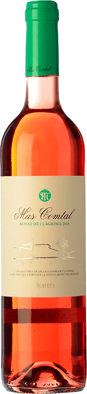 10,95 € Free Shipping | Rosé wine Mas Comtal Rosat de Llàgrima D.O. Penedès Catalonia Spain Merlot Bottle 75 cl
