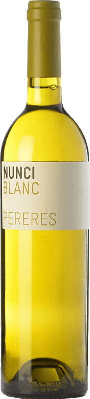 38,95 € Envío gratis | Vino blanco Mas de les Pereres Nunci Blanc Crianza D.O.Ca. Priorat Cataluña España Garnacha Blanca, Macabeo Botella 75 cl