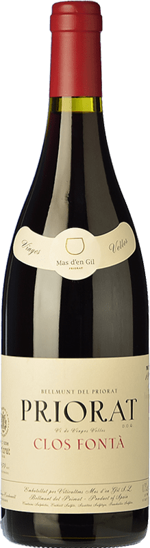 81,95 € Free Shipping | Red wine Mas d'en Gil Clos Fontà Aged D.O.Ca. Priorat Catalonia Spain Grenache, Cabernet Sauvignon, Carignan, Grenache Hairy Bottle 75 cl