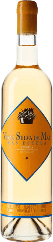 26,95 € Spedizione Gratuita | Vino Bianco Mas Estela Vinya Selva de Mar Crianza — Invecchiato in Botte D.O. Empordà Catalogna Spagna Garnacha — Grenache, Moscatel — Moscato 75 cl