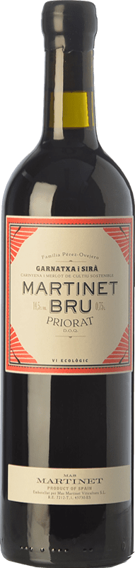 22,95 € Free Shipping | Red wine Mas Martinet Bru Aged D.O.Ca. Priorat Catalonia Spain Syrah, Grenache Jéroboam Bottle-Double Magnum 3 L