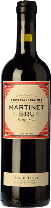 21,95 € Free Shipping | Red wine Mas Martinet Bru Aged D.O.Ca. Priorat Catalonia Spain Syrah, Grenache Special Bottle 5 L
