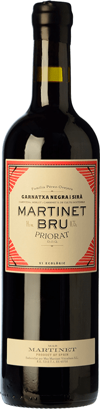 22,95 € Free Shipping | Red wine Mas Martinet Bru Aged D.O.Ca. Priorat Catalonia Spain Syrah, Grenache Special Bottle 5 L