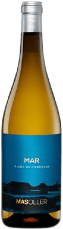 16,95 € Бесплатная доставка | Белое вино Mas Oller Mar Blanc D.O. Empordà Каталония Испания Malvasía, Picapoll бутылка 75 cl