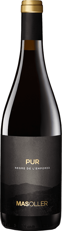 16,95 € Spedizione Gratuita | Vino Rosso Mas Oller Pur Giovane D.O. Empordà Catalogna Spagna Syrah, Garnacha — Grenache, Cabernet Sauvignon Bottiglia 75 cl