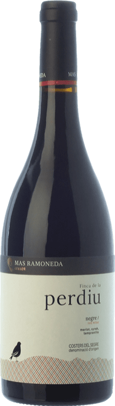 14,95 € Free Shipping | Red Wine Mas Ramoneda Perdiu Young D.O. Costers del Segre Catalonia Spain Tempranillo, Merlot, Syrah — Shiraz Bottle 75 cl