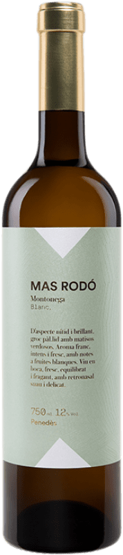 10,95 € Envoi gratuit | Vin Blanc Mas Rodó Montonega D.O. Penedès Catalogne Espagne Parellada 75 cl