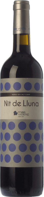 10,95 € Free Shipping | Red wine Mas Vicenç Nit de Lluna Aged D.O. Tarragona Catalonia Spain Tempranillo, Syrah Bottle 75 cl