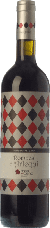 15,95 € Free Shipping | Red wine Mas Vicenç Rombes d'Arlequí Aged D.O. Tarragona Catalonia Spain Tempranillo, Cabernet Sauvignon Bottle 75 cl