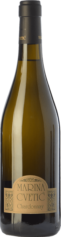 29,95 € Бесплатная доставка | Белое вино Masciarelli Marina Cvetic I.G.T. Colline Teatine Абруцци Италия Chardonnay бутылка 75 cl