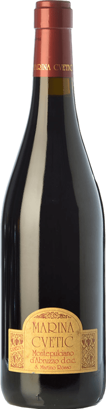 29,95 € Spedizione Gratuita | Vino rosso Masciarelli Marina Cvetic D.O.C. Montepulciano d'Abruzzo Abruzzo Italia Montepulciano Bottiglia 75 cl