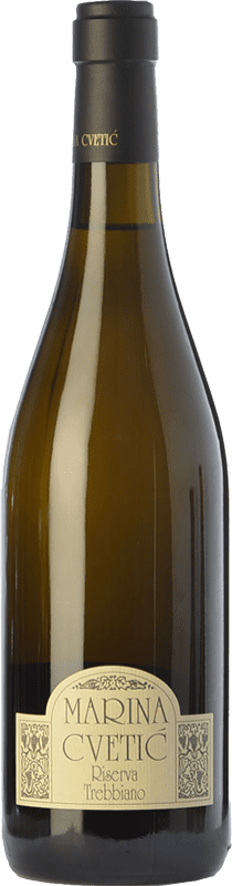 59,95 € 免费送货 | 白葡萄酒 Masciarelli Marina Cvetic D.O.C. Trebbiano d'Abruzzo 阿布鲁佐 意大利 Trebbiano — 特雷比亚诺 75 cl