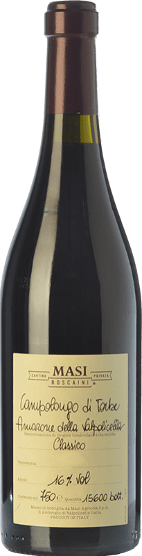 156,95 € Free Shipping | Red wine Masi Campolongo di Torbe D.O.C.G. Amarone della Valpolicella Veneto Italy Corvina, Rondinella, Molinara Bottle 75 cl