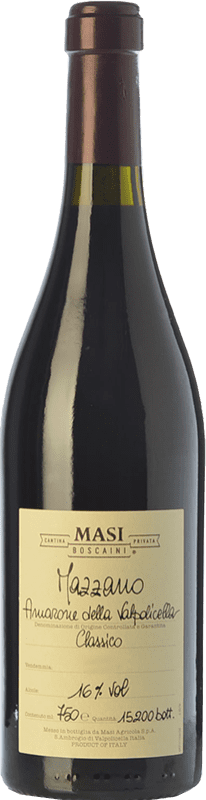186,95 € Бесплатная доставка | Красное вино Masi Mazzano D.O.C.G. Amarone della Valpolicella Венето Италия Corvina — Корвина, Rondinella — Рондинелла, Molinara — Молинара Бутылка 75 cl
