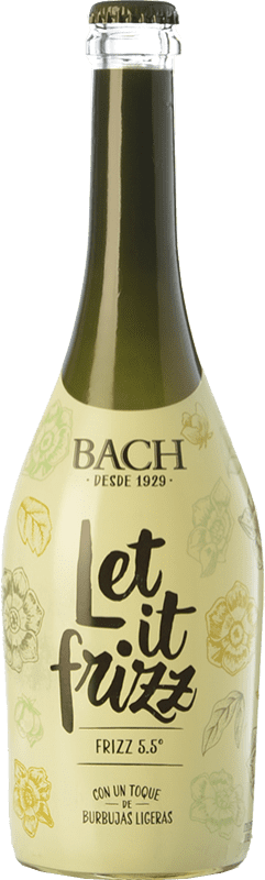 6,95 € Envoi gratuit | Vin Mousseux Blanc Bach Young 5.5 Frizzante — Pétillant Jeune Espagne Airén 75 cl