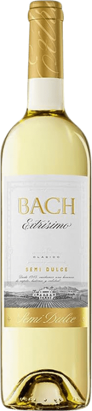 6,95 € Free Shipping | White wine Bach Extrísimo Semi-Dry Semi-Sweet Young D.O. Catalunya Catalonia Spain Macabeo, Xarel·lo Bottle 75 cl