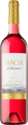 6,95 € Spedizione Gratuita | Vino Rosato Bach Extrísimo Semiseco — Semisecco Giovane D.O. Catalunya Catalogna Spagna Tempranillo, Merlot, Cabernet Sauvignon 75 cl