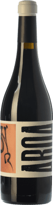 19,95 € Free Shipping | Red wine Masia Serra Aroa Crianza D.O. Empordà Catalonia Spain Grenache, Marcelan Bottle 75 cl