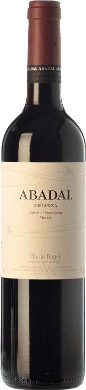 11,95 € Envio grátis | Vinho Tinto Masies d'Avinyó Abadal Crianza D.O. Pla de Bages Catalunha Espanha Merlot, Cabernet Sauvignon 75 cl