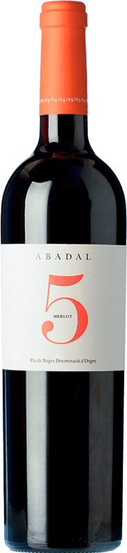 19,95 € Kostenloser Versand | Rotwein Masies d'Avinyó Abadal 5 Alterung D.O. Pla de Bages Katalonien Spanien Merlot Flasche 75 cl