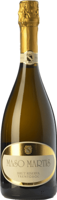 37,95 € Kostenloser Versand | Weißer Sekt Maso Martis Brut Reserve D.O.C. Trento Trentino Italien Pinot Schwarz, Chardonnay Flasche 75 cl