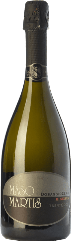 38,95 € Envoi gratuit | Vin Mousseux Blanc Maso Martis Dosaggio Zero Réserve D.O.C. Trento Trentin Italie Pinot Noir, Chardonnay Bouteille 75 cl