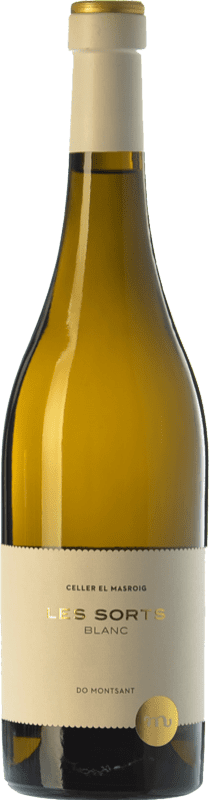 17,95 € Spedizione Gratuita | Vino bianco Masroig Les Sorts Blanc Crianza D.O. Montsant Catalogna Spagna Grenache Bianca Bottiglia 75 cl