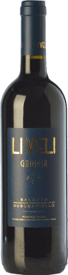 13,95 € Kostenloser Versand | Rotwein Li Veli Garrisa I.G.T. Salento Kampanien Italien Susumaniello Flasche 75 cl