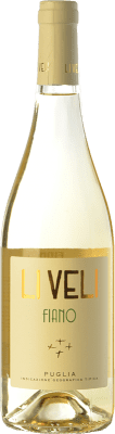12,95 € Бесплатная доставка | Белое вино Li Veli I.G.T. Puglia Апулия Италия Fiano бутылка 75 cl