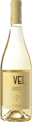 12,95 € Envío gratis | Vino Blanco Li Veli I.G.T. Puglia Puglia Italia Fiano 75 cl