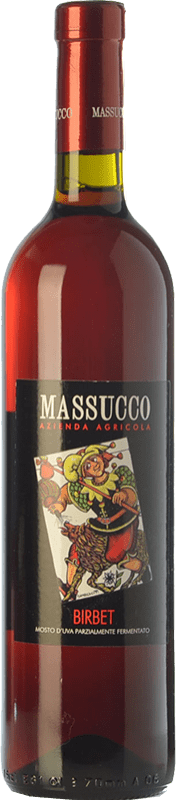 10,95 € Free Shipping | Sweet Wine Massucco Birbet D.O.C. Piedmont Piemonte Italy Brachetto 75 cl