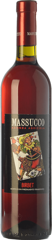 8,95 € Free Shipping | Sweet wine Massucco Birbet D.O.C. Piedmont Piemonte Italy Brachetto Bottle 75 cl
